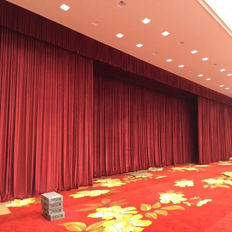 學校多功能廳舞臺、會議室與報告廳的電動阻燃幕布設計與安裝方案